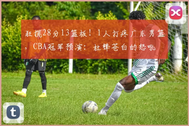 狂揽28分13篮板！1人打疼广东男篮，CBA冠军预演：杜锋苍白的怒吼